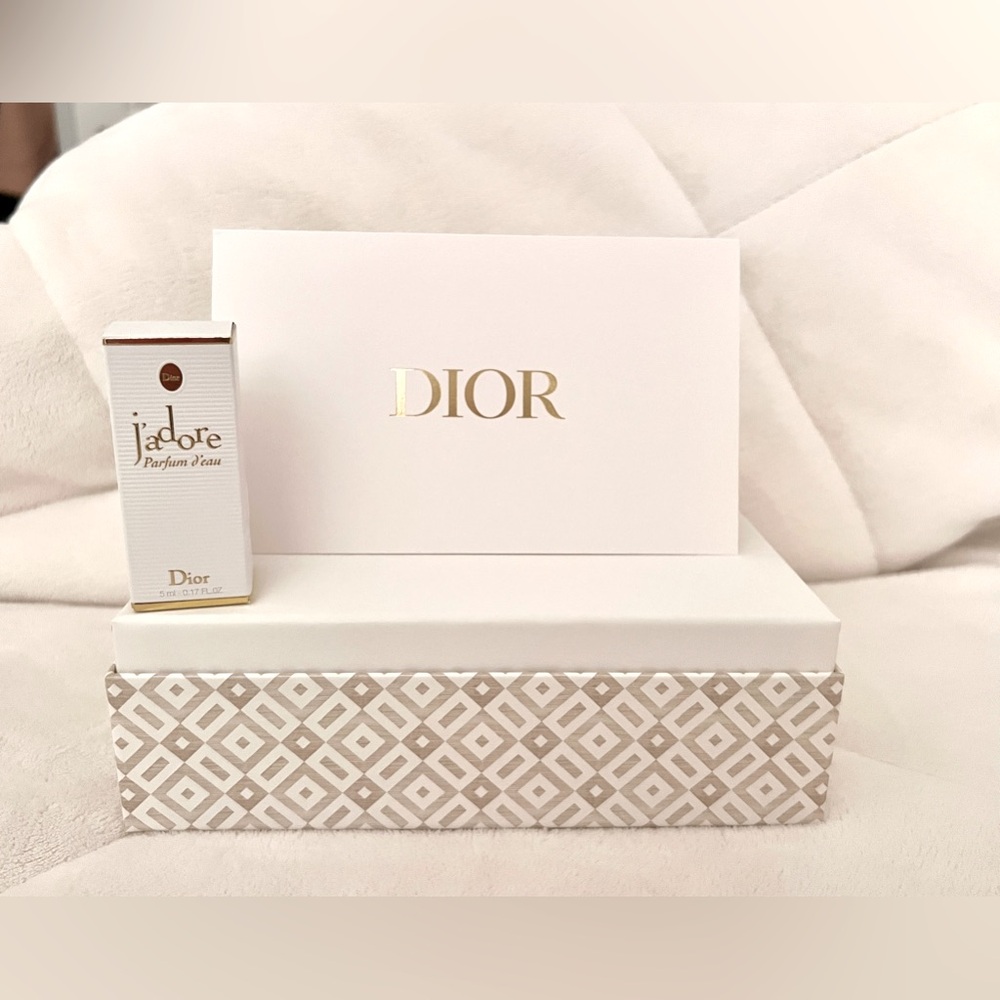 Dior Jadore mini with brand envelope